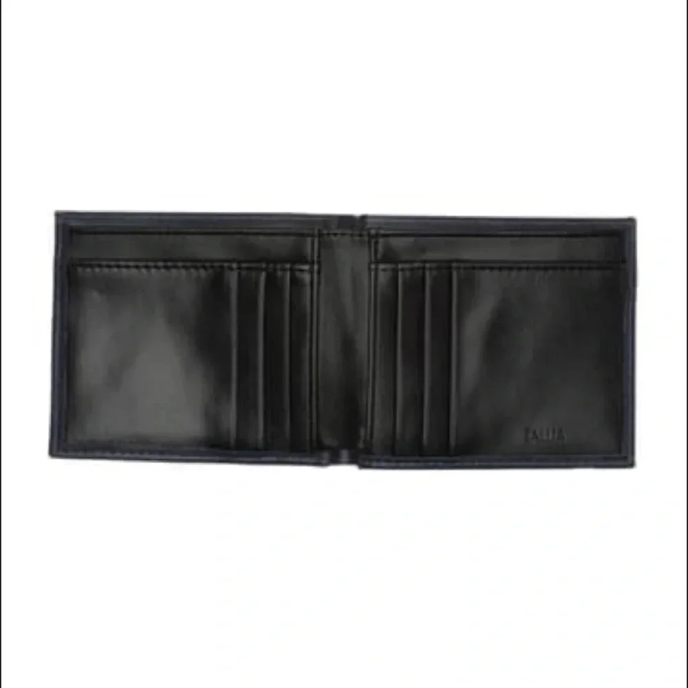 Tallia Bifold Leather Wallet with Embossed Pattern